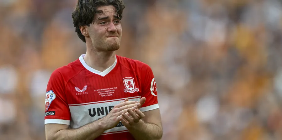 Hayden Hackney après la défaite de Middlesbrough en finale des barrages