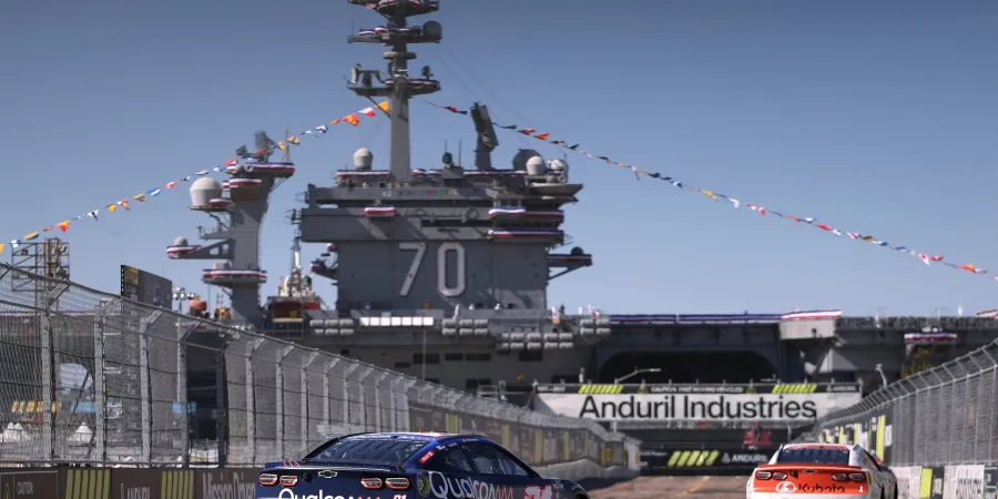 Vue du circuit temporaire de Coronado, théâtre d’un test marquant pour la NASCAR Cup