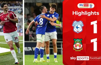 Cardiff arrache un nul face à Wrexham grâce à un coup franc de Colwill au bout du temps additionnel