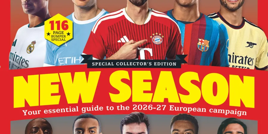 Couverture du numéro de septembre 2026 de World Soccer