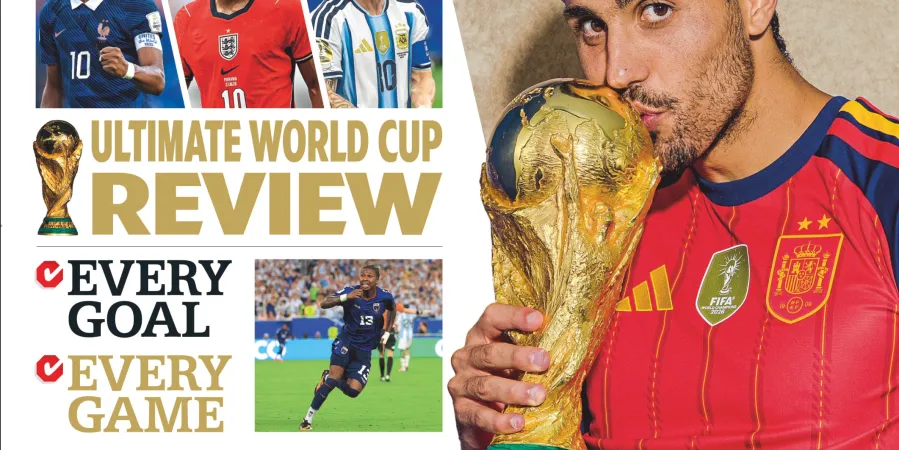 Aperçu des pages intérieures du magazine dédiées à la revue complète du Mondial 2026